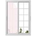 thumbnail image 1 of Pink Striped Window Privacy Film, Modern Farmhouse Pink White Stripes Static Cling UV Sun Blocking Heat Control Window Tint Day and Night, Non-Adhesive One Way Windows Privacy Cover 17.7''x78.7'', 1 of 7