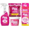 thumbnail image 1 of The Pink Stuff Bathroom Cleaning Kit – Cleaning Paste, Bathroom Foam Spray, Toilet Foaming Powder, SQeeZY Sponge & 3 Microfiber Cloths – Tough on Stains, Grease & Soap Scum – Deep Clean Essentials, 1 of 6