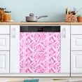 thumbnail image 1 of Pink Style Pattern Dishwasher Magnet Cover Reuseable Refrigerator Magnet Cover Decal Fridge Microwave Stickers Hoilday Party Decor 23 x 26 Inch, 1 of 5