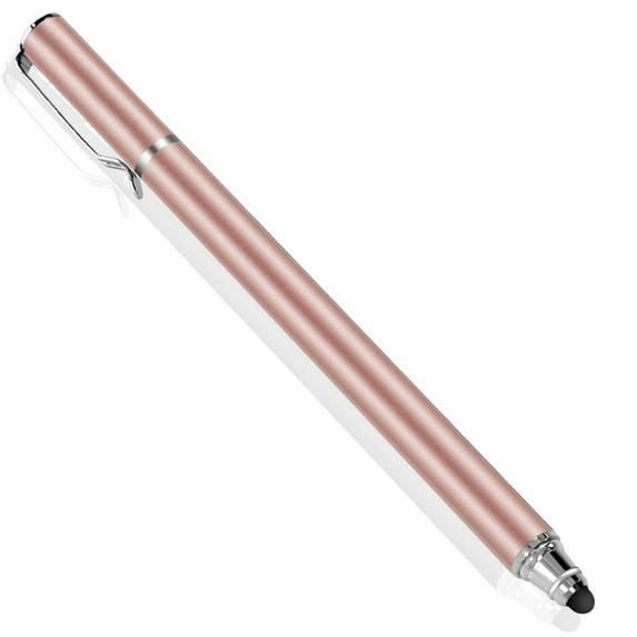 Pink Stylus Touch Screen Pen Fiber Tip Aluminum V1W for Samsung Galaxy A33 5G J3 (2018) A51 5G A50 A42 5G A32 5G A30s A21 A20 A13 5G A12 5G A11 A10s A10e A03s A02s A01 - Sonim XP8 XP3