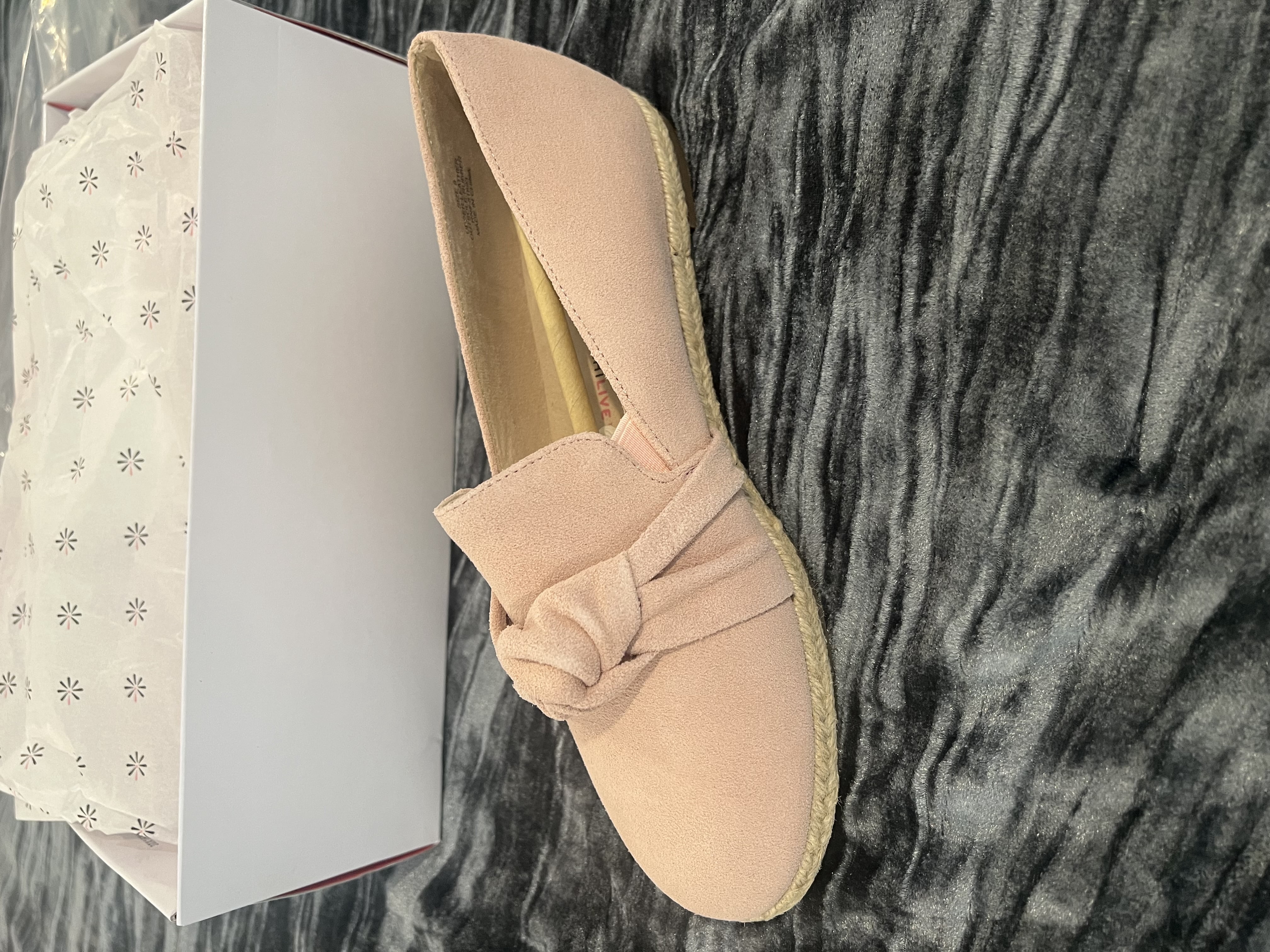 👡 Ballerines Plates Isaac Mizrahi - Daim Cognac - Taille US 10 (FR 41) - Neuves Boîte