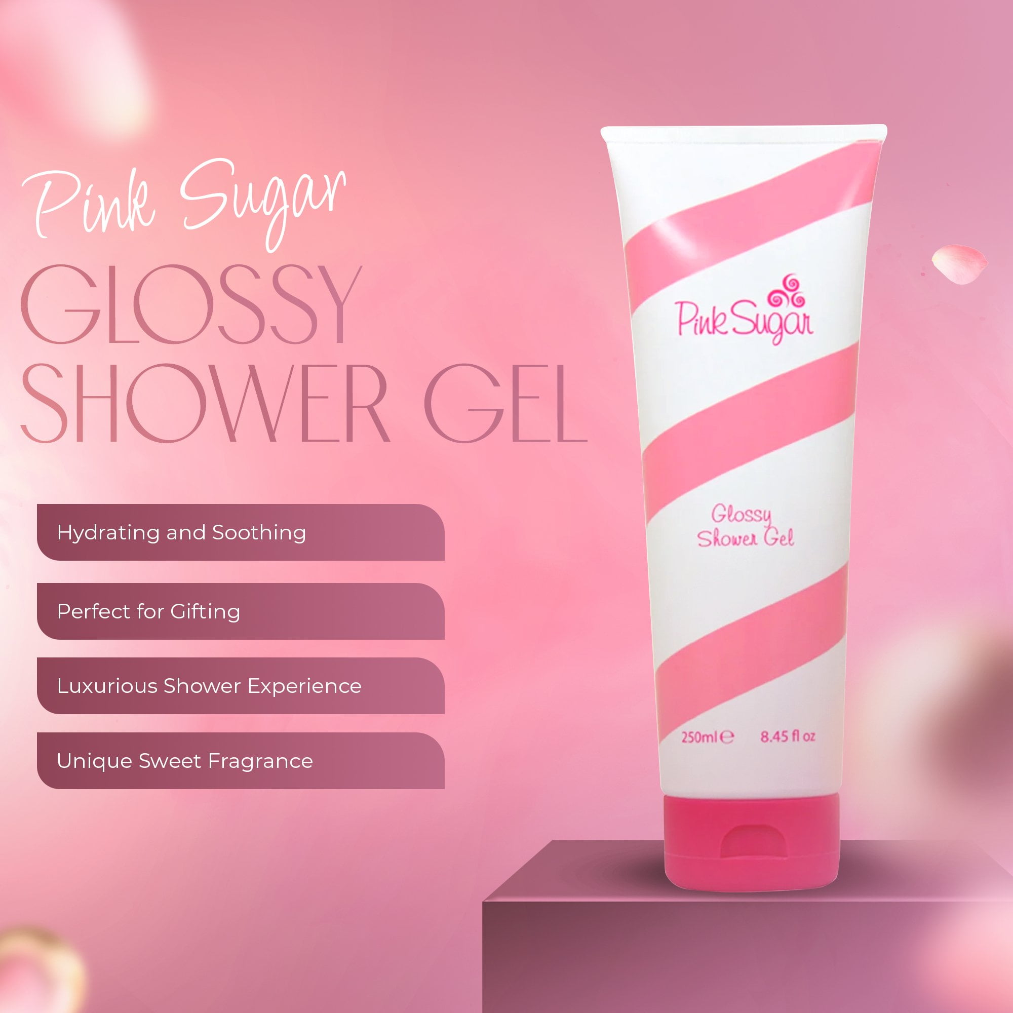 Pink Sugar Shower Gel By Aquolina - 8 oz
