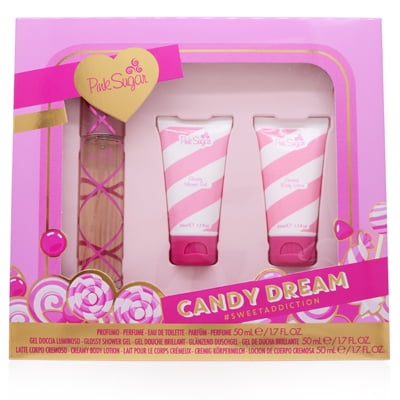Pink Sugar by Aquolina 3pc Gift Set 3.4 oz + Shower Gel + Body Lotion for  Women - ForeverLux