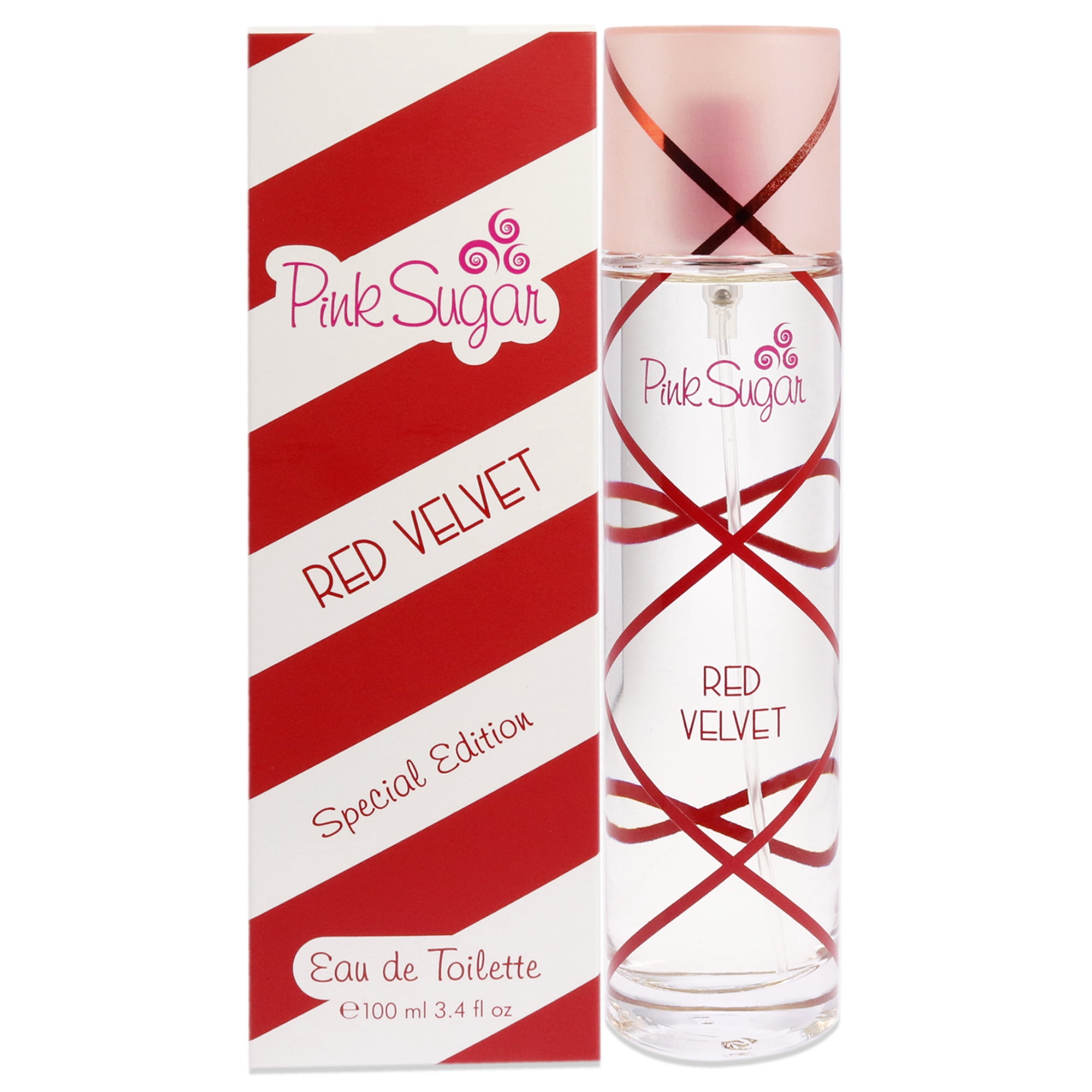 Pink Sugar Red Velvet Eau De Toilette Spray By Aquolina - 3.4 oz Pink Sugar Red Velvet Eau De Toilette Spray By Aquolina - 3.4 oz