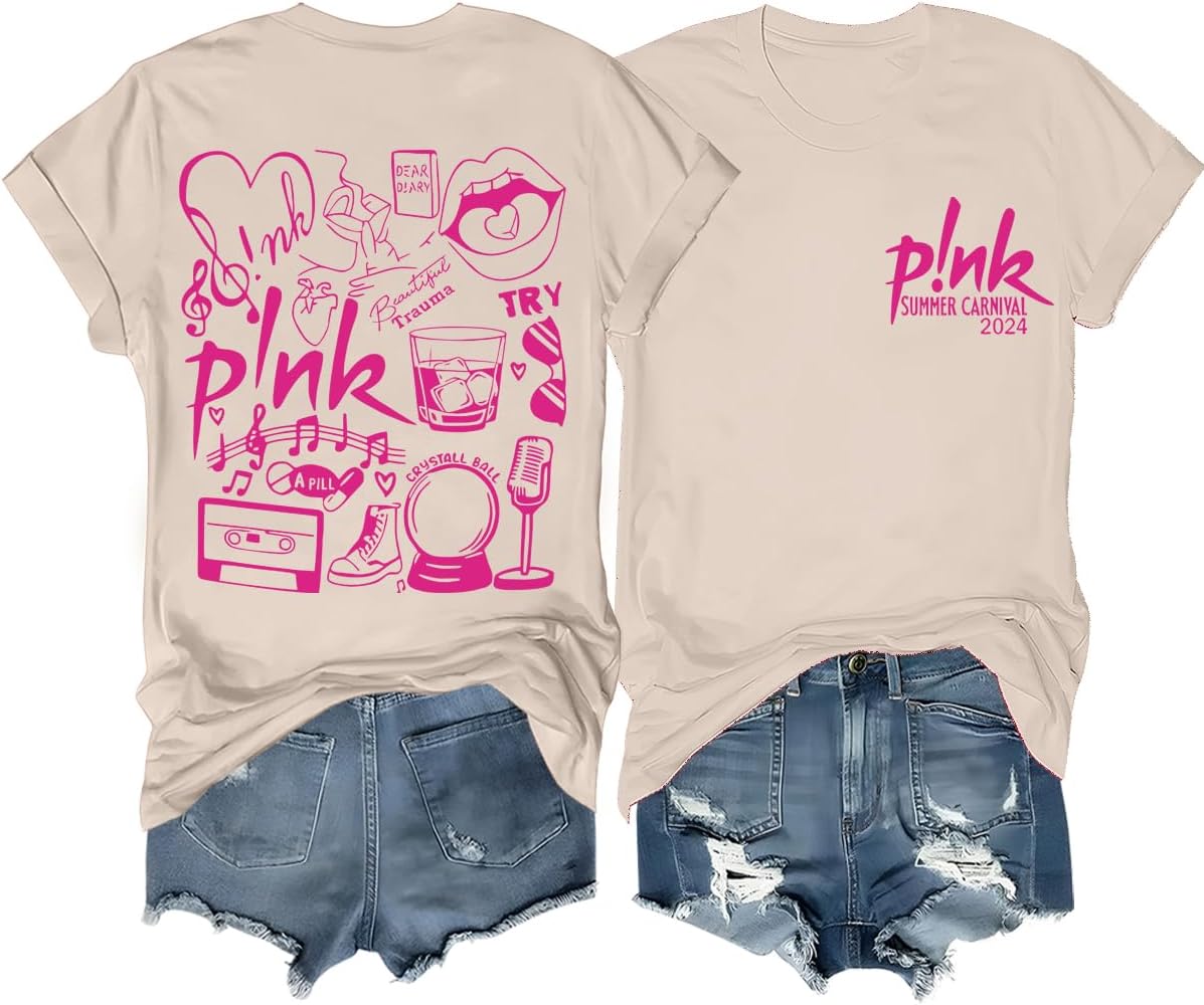 Pink Summer Carnival 2024 Tour Shirt, Summer Carnival Tour Shirt