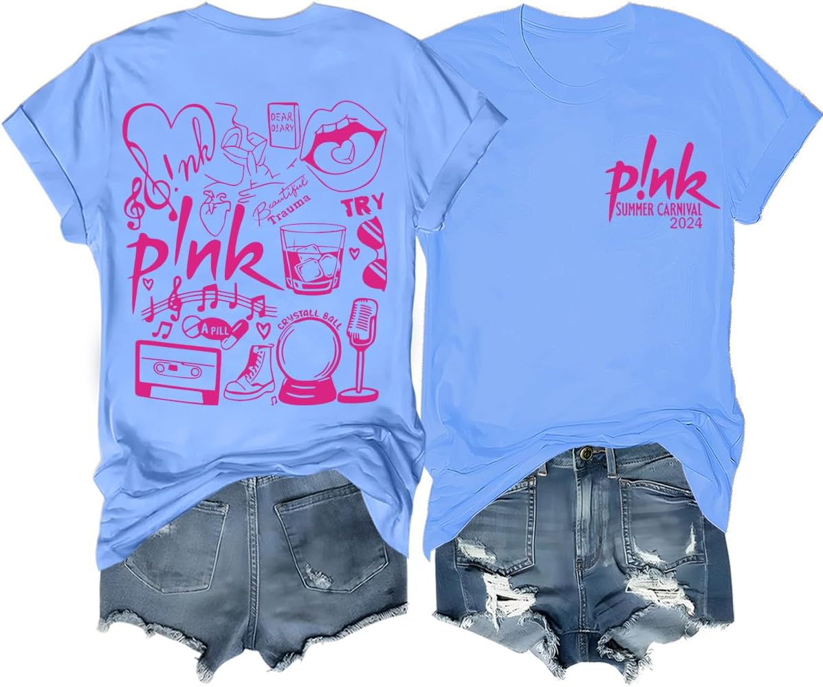 Pink Summer Carnival 2024 Tour Shirt, Summer Carnival Tour Shirt, Summer Carnival 2024 TShirt