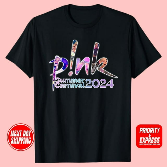 Pink Summer Carnival 2024, Trustfall Album Tee, Pink Singer Tour, Music Festival TSHhirt