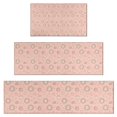 thumbnail image 1 of Pink Sun Planet Moon Star Pattern Kitchen Rugs Sets Of 3,Kitchen Runner Rugs Non Skid Washable,Decorative Kitchen Floor Mats for Kitchen,Sink,Laundry,17"x30"+ 17"x47" + 17"x59", 1 of 6