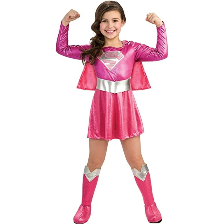 Supergirl Pink Childs Costume Supergirl Pink Childs Costume