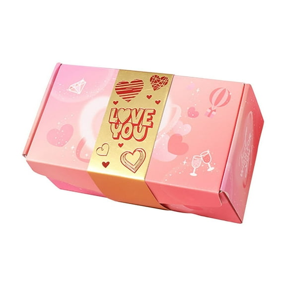 Pink Surprise Gift Box Explosion For Money Folding Bouncing Red Envelope Cash Gift Box Birthday Anniversary Valentine Proposal 6 Bounces Gift Set With Gift Bag Pink