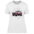 thumbnail image 1 of Pink Suv, Sketch T-Shirt Women -Image by Shutterstock, Female Medium, 1 of 2