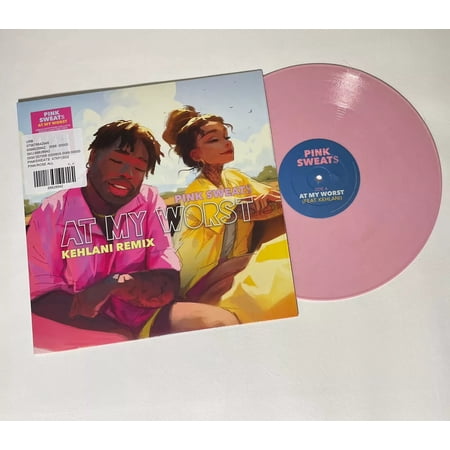 Pink Sweat$ "At My Worst (ft. Kehlani)" Album Pink Vinyl LP Record