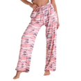 thumbnail image 1 of Pink Sweatpants Women's Autumn and Winter New Home Casual Sports Pocket Checkered Printed Straight Pants, 1 of 2