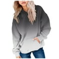 thumbnail image 1 of Pink Sweatshirt For Woman Cute Sweatshirts Girls' Hoodies Sweatshirts Fleece Color Block Pullover Crop Tops for Teen Girls Long Sleeve Sweater, 1 of 5