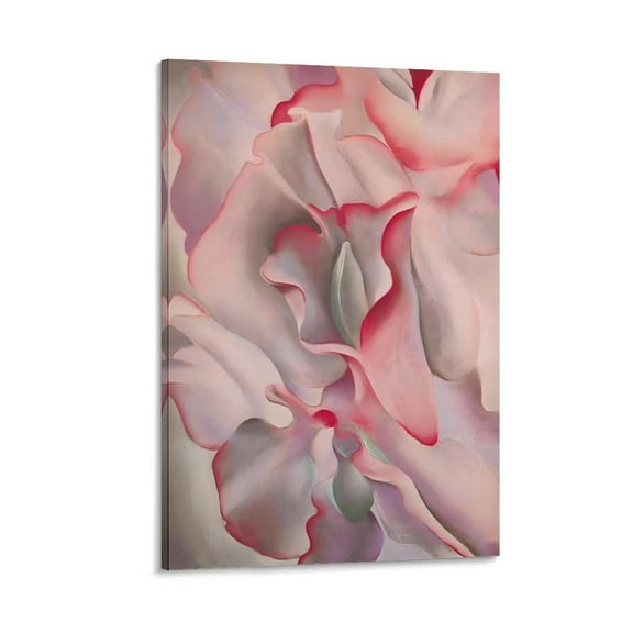 Pink Sweet Peas 2 by Georgia OKeeffe Painting Poster Print Photo Art Painting Canvas Poster Home Decorative Bedroom Modern Decor Posters Gifts 12x18inch(30x45cm)