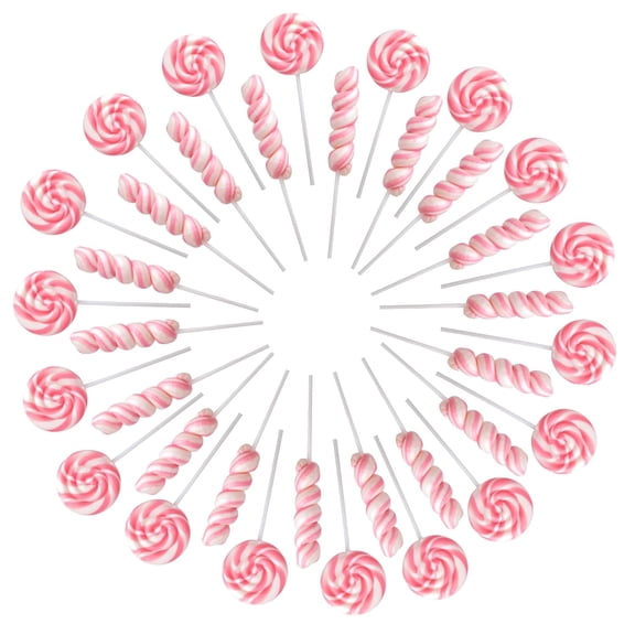 Pink Swirl and Twist Lollipops, Birthday Party Candy, 36 Count, 15.24 Ounce Box