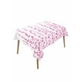 thumbnail image 1 of Pink Table Cloth, Waterproof Tablecloth for Rectangle Tables, Polka Dots Watercolor Abstract Art Reusable Washable Fabric Table Cover for Restaurant Kitchen Dining Tables 60"x84", 1 of 9