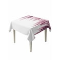 thumbnail image 1 of Pink Table Cloth, Waterproof Tablecloth for Square Tables, Summer Botanical Leaves Watercolor Reusable Washable Fabric Table Cover for Restaurant Kitchen Dining Tables 54"x54", 1 of 9