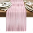 thumbnail image 1 of Pink Table Runner - 36 Inch Long, Kitchen Dining Table Runner Dresser Scarves, Modern Abstract Art Ombre Striped Farmhouse Decor for Coffee Tables Wedding Party Banquet, 1 of 8