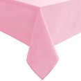 thumbnail image 1 of Pink Tablecloth for Rectangle Tables - Waterproof and Spillproof Washable Fabric Table Cloth for Dining Room Kitchen Party, 60 x 102 Inch, 1 of 5