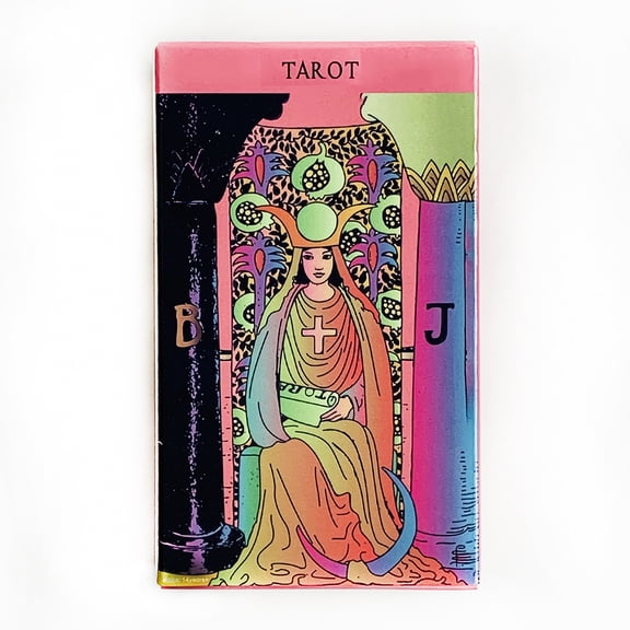 Pink Tarot Decks 78pcs Tarot Card Prediction Divination Tarot Deck English Version Oracles Deck Board Game Family Gathering Game
