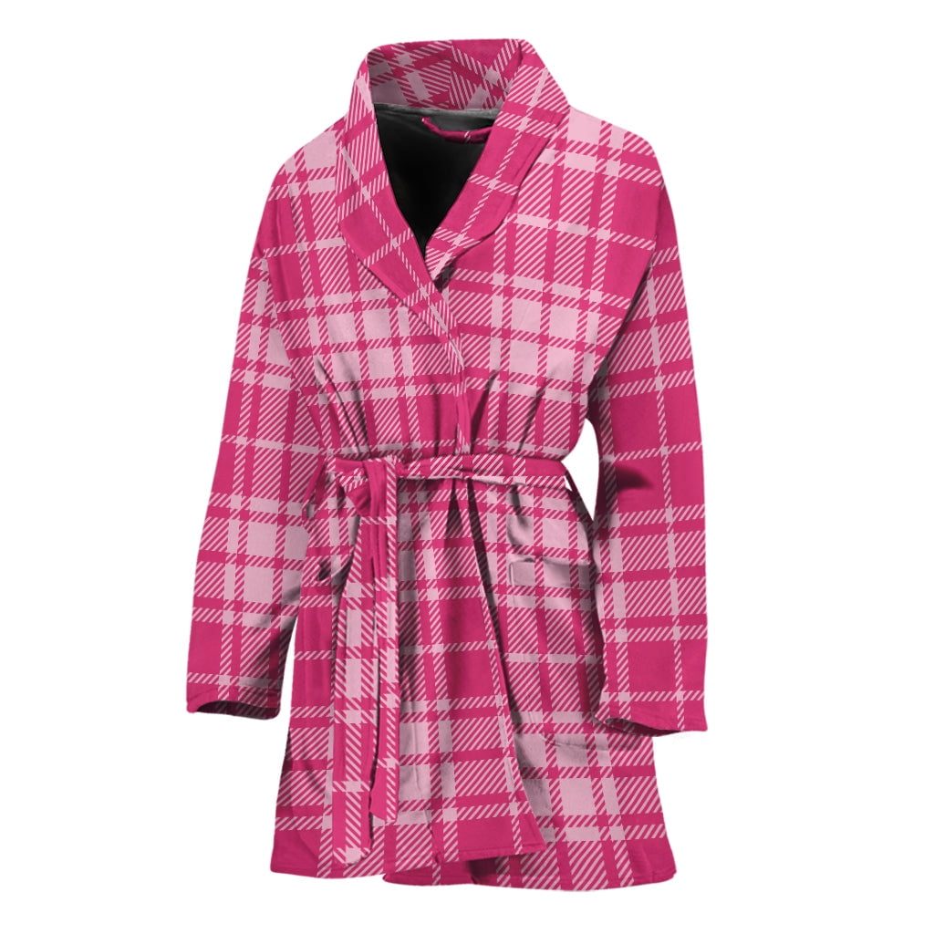 knee length dresses for ladies Women's Dressing Gown Kelburn Brushed Cotton Multicolour Check main image 0
