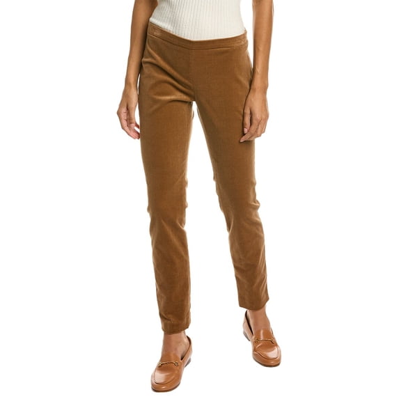 Pink Tartan womens Corduroy Pant, 4, Brown