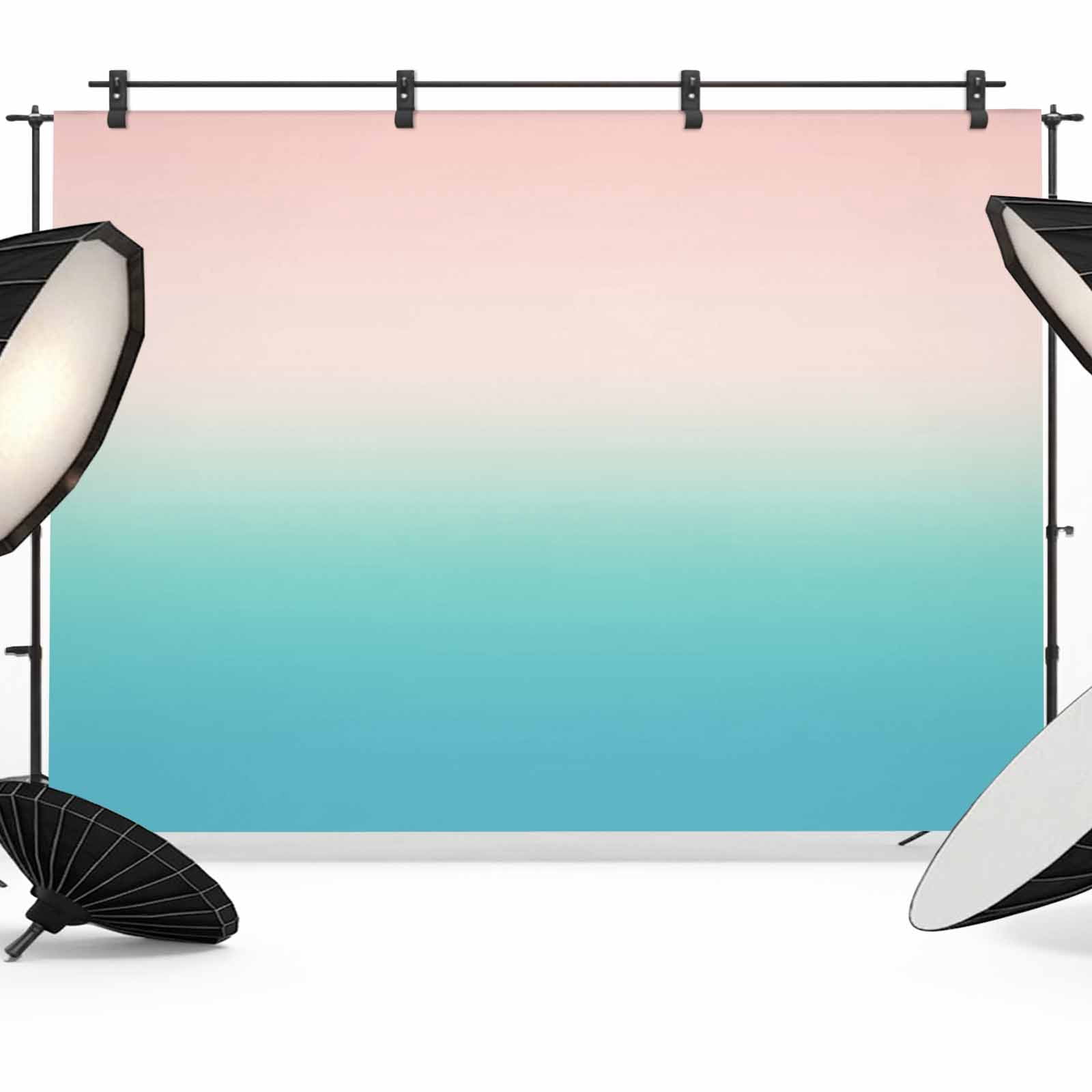 Pink Teal Ombre Backdrop for Photoshoot,Photography Photo Studio ...