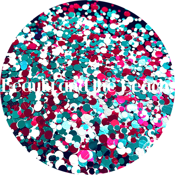 Pink Teal Polyester Glitter | Craft Glitter | Glitter for Arts & Crafts | Tumblers | Cosmetics | Nails | Epoxy Resin Art | Slime | DIY | Body Glitter | 3.5 oz Bottle