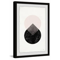 Pink Tears Framed Painting Print