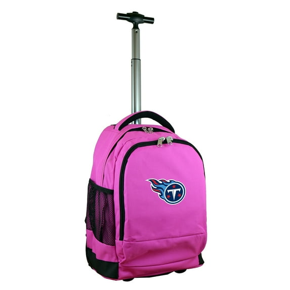 Pink Tennessee Titans 19'' Premium Wheeled Backpack