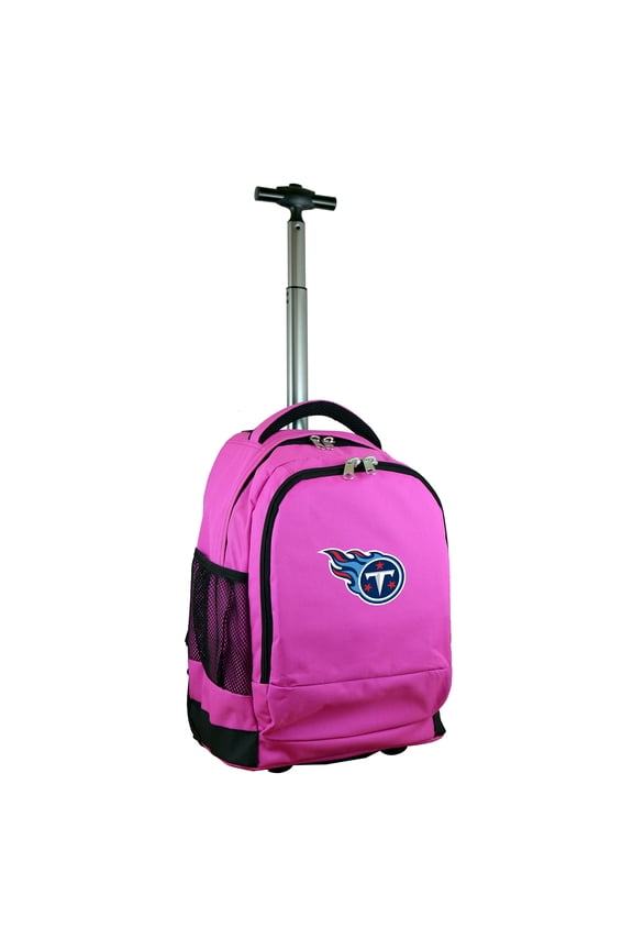Pink Tennessee Titans 19'' Premium Wheeled Backpack