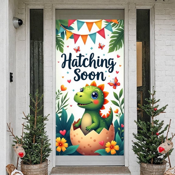 Pink Theme Baby Girl Banner Floral Design Welcome Home Display Red Bow Heart Pattern Newborn Backdrop for Baby Girl Welcome Newborn Party Baby Shower