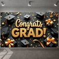 thumbnail image 1 of Pink Theme Graduation Banner Graduation Cap Design Class of 2026 Display Polka Dot Balloons Star Decorations Graduation Backdrop for Graduation Ceremony Class of 2026 Party Graduation Photo Shoot, 1 of 9