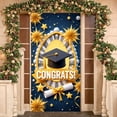 thumbnail image 1 of Pink Theme Senior Graduation Banner Senior Grad Design Class of 2026 Display Graduation Cap Black Background Grad Backdrop for Graduation Party Senior Class Event 2026 Commencement, 1 of 3