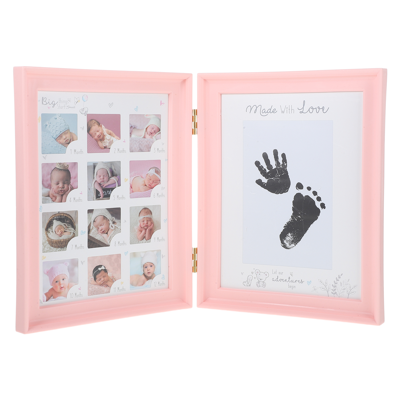 Pink Thick Cardboard Backboard Mother's Day Gift Mothers Gifts Baby Growth Commemorative Table