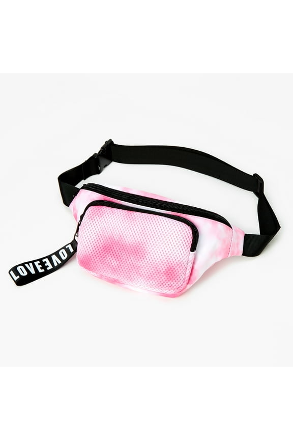 Pink Tie Dye Fanny Pack