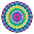 thumbnail image 1 of Pink Tie Dye Petal Mandala Pattern Round Fitted Tablecloth with Elastic Edge,Dining Table Cover Waterproof,Outdoor Round Tablecloth for Camping,Dining,Indoor and Outdoor, 1 of 7