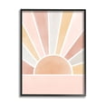 thumbnail image 1 of Pink Tone Horizon Striped Sun Ray Landscape 16 in x 20 in Framed Painting Art Print, by Stupell Home Décor, 1 of 7