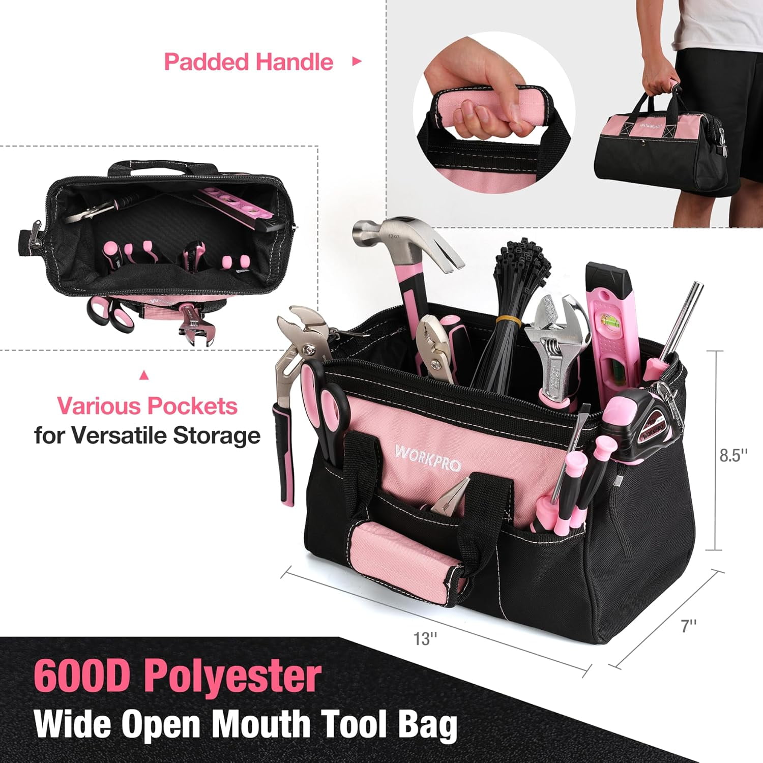 HOT TOOLS BAG - OPAL PINK main image 0