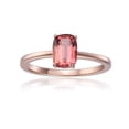 thumbnail image 1 of Pink Tourmaline Cushion Solitaire Ring, 1 of 10