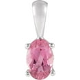 thumbnail image 1 of Pink Tourmaline Pendant in 14k White Gold, 1 of 6