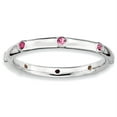 thumbnail image 1 of Pink Tourmaline Sterling Silver Ring, 1 of 5