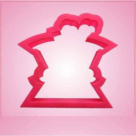 Pink Train Facing Front Cookie Cutter