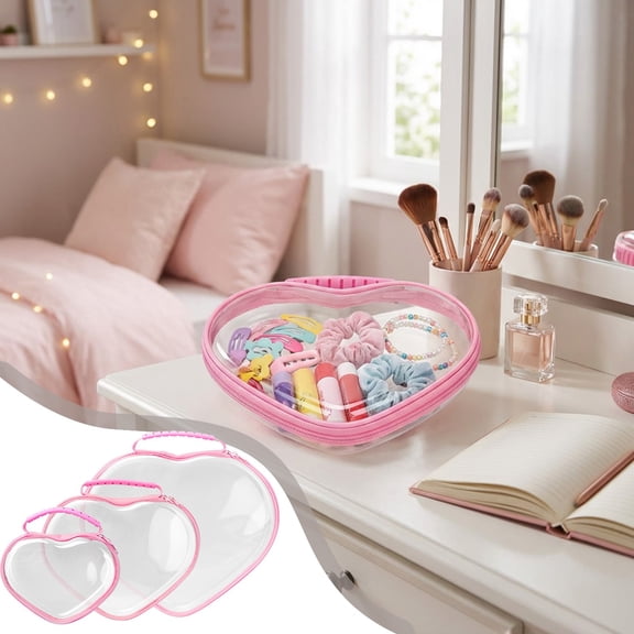 Pink Travel Accessories Storage Bag – Expandable Hard Shell Compression Packing Cube, Modular Waterproof Luggage Organizer for Suitcase in 3 Sizes (S/M/L)