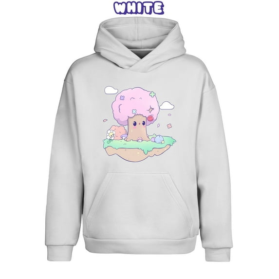 Pink Tree Pullover Urban Hoodie