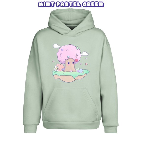 Pink Tree Pullover Urban Hoodie