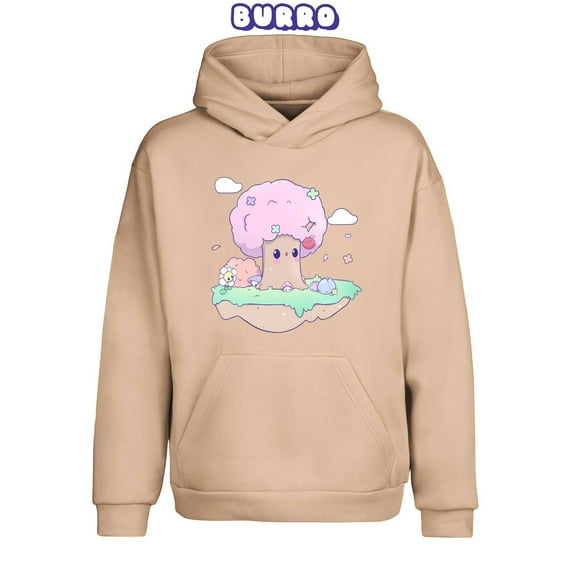 Pink Tree Pullover Urban Hoodie