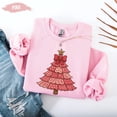 thumbnail image 1 of Pink Tree Sweatshirt | Festive Pullover Tshirt All Size S-5XL, 1 of 5