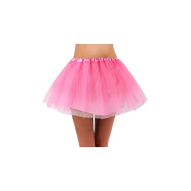 Women's 3-Layer Elastic Waist Tutu Skirt - Breathable Tulle Skirt For Costumes, Running, Dance & Parties